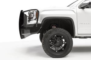 Fab Fours Bumpers & Off-Road Armor | 1350 Offroad - Fab Fours Black Steel Front Bumper, Black Powder Coat, with Full Guard - GS16-K3960-1 - Image 4