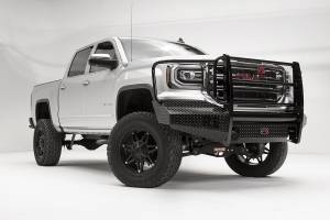 Fab Fours Bumpers & Off-Road Armor | 1350 Offroad - Fab Fours Black Steel Front Bumper, Black Powder Coat, with Full Guard - GS16-K3960-1 - Image 3