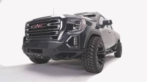 Fab Fours Bumpers & Off-Road Armor | 1350 Offroad - Fab Fours Vengeance Front Bumper, Bare Steel, with No Guard, with Sensors - GS19-D6051-B - Image 2
