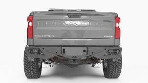 Fab Fours Bumpers & Off-Road Armor | 1350 Offroad - Fab Fours Vengeance Rear Bumper, Bare Steel, with Blind Spot Monitor Mount, with Sensors - GS23-E5852-B - Image 2
