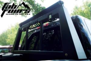 Fab Fours Bumpers & Off-Road Armor | 1350 Offroad - Fab Fours Headache Rack, Black Powder Coat - HR2002-1 - Image 4