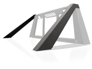 Fab Fours Headache Rack Modifier, Black Powder Coat, for PN[HR2010-1, HR2010-B] - HRM03-1