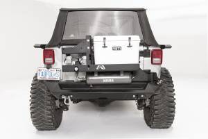 Fab Fours Bumpers & Off-Road Armor | 1350 Offroad - Fab Fours Air Compressor Yeti Tundra 35 Cooler Mount, Bare Steel - JK2040-B - Image 3
