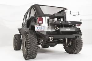 Fab Fours Bumpers & Off-Road Armor | 1350 Offroad - Fab Fours Air Compressor Yeti Tundra 35 Cooler Mount, Black Powder Coat - JK2040-1 - Image 4