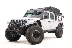 Fab Fours Bumpers & Off-Road Armor | 1350 Offroad - Fab Fours Overland Rack, Black Powder Coat, without verland Extension - JTOR-02-1 - Image 1