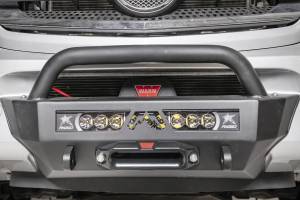 Fab Fours Bumpers & Off-Road Armor | 1350 Offroad - Fab Fours SH Winch Mount, with Pre-Runner Guard, Bare - MB17-N4652-B - Image 3