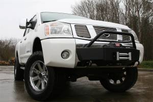 Fab Fours Bumpers & Off-Road Armor | 1350 Offroad - Fab Fours Winch Mount, Black Powder Coat - NT04-N1750-1 - Image 1