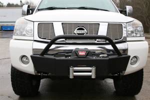 Fab Fours Bumpers & Off-Road Armor | 1350 Offroad - Fab Fours Winch Mount, Black Powder Coat - NT04-N1750-1 - Image 2