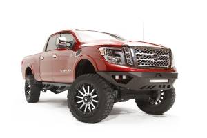 Fab Fours Bumpers & Off-Road Armor | 1350 Offroad - Fab Fours Vengeance Front Bumper, Black Powder Coat, with No Guard, with Sensors - NT16-D3751-1 - Image 2