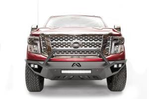 Fab Fours Bumpers & Off-Road Armor | 1350 Offroad - Fab Fours Vengeance Front Bumper, Black Powder Coat, with Pre-Runner Guard, with Sensors - NT16-D3752-1 - Image 3
