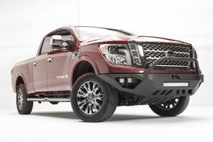 Fab Fours Bumpers & Off-Road Armor | 1350 Offroad - Fab Fours Vengeance Front Bumper, Black Powder Coat, with Pre-Runner Guard, with Sensors - NT16-D3752-1 - Image 1