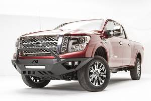 Fab Fours Bumpers & Off-Road Armor | 1350 Offroad - Fab Fours Vengeance Front Bumper, Black Powder Coat, with Pre-Runner Guard, with Sensors - NT16-D3752-1 - Image 2