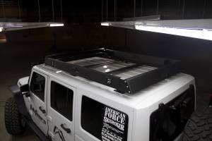 Fab Fours Bumpers & Off-Road Armor | 1350 Offroad - Fab Fours Roof Rack, Powder Coated, 72-in - RR72-1 - Image 2