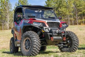 Fab Fours Bumpers & Off-Road Armor | 1350 Offroad - Fab Fours SXS Winch Bumper, 2 Stage Matte Black Powder Coated - SXFB-1250-1 - Image 2