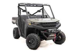 Fab Fours Bumpers & Off-Road Armor | 1350 Offroad - Fab Fours SXS Winch Bumper, 2 Stage Matte Black Powder Coated - SXFB-1350-1 - Image 4