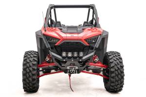 Fab Fours Bumpers & Off-Road Armor | 1350 Offroad - Fab Fours SXS Winch Bumper, 2 Stage Matte Black Powder Coated - SXFB-1450-1 - Image 1