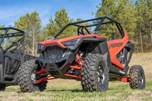 Fab Fours Bumpers & Off-Road Armor | 1350 Offroad - Fab Fours SXS Winch Bumper, 2 Stage Matte Black Powder Coated - SXFB-1450-1 - Image 2