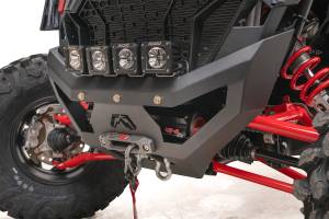 Fab Fours Bumpers & Off-Road Armor | 1350 Offroad - Fab Fours SXS Winch Bumper, 2 Stage Matte Black Powder Coated - SXFB-1450-1 - Image 5