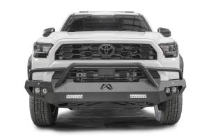 Fab Fours Bumpers & Off-Road Armor | 1350 Offroad - Fab Fours Vengeance Front Sensor Bumper, with Pre-Runner Guard, Bare Steel, 11 Gauge Steel - T425-D6852-B - Image 2