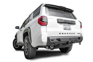 Fab Fours Bumpers & Off-Road Armor | 1350 Offroad - Fab Fours Premium Rear Sensor Bumper, 3/16-in Steel, 2 Stage Matte Black Powder Coat with Epoxy Primer - T425-Y6851-1 - Image 1