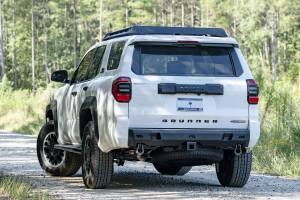 Fab Fours Bumpers & Off-Road Armor | 1350 Offroad - Fab Fours Premium Rear Sensor Bumper, 3/16-in Steel, 2 Stage Matte Black Powder Coat with Epoxy Primer - T425-Y6851-1 - Image 2
