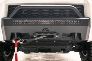 Fab Fours Bumpers & Off-Road Armor | 1350 Offroad - Fab Fours Winch Mount, with Pre Runner Guard, Bare - T4R-N4552-B - Image 5