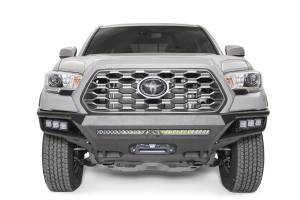 Fab Fours Bumpers & Off-Road Armor | 1350 Offroad - Fab Fours Vengeance Winch Front Bumper, with No Guard, Bare Steel - TB16-01-B - Image 1