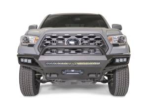Fab Fours Bumpers & Off-Road Armor | 1350 Offroad - Fab Fours Vengeance Winch Front Bumper, with Pre-Runner Guard, Bare Steel - TB16-02-B - Image 1