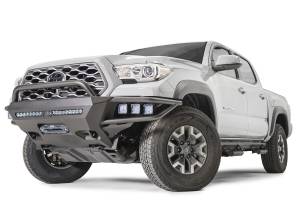 Fab Fours Bumpers & Off-Road Armor | 1350 Offroad - Fab Fours Vengeance Winch Front Bumper, with Pre-Runner Guard, 2 Stage Matte Black Powder Coat - TB16-02-1 - Image 3