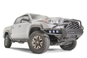 Fab Fours Bumpers & Off-Road Armor | 1350 Offroad - Fab Fours Vengeance Winch Front Bumper, with High Pre-Runner Guard, 2 Stage Matte Black Powder Coat - TB16-03-1 - Image 2