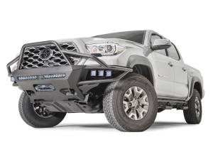 Fab Fours Bumpers & Off-Road Armor | 1350 Offroad - Fab Fours Vengeance Winch Front Bumper, with High Pre-Runner Guard, 2 Stage Matte Black Powder Coat - TB16-03-1 - Image 3