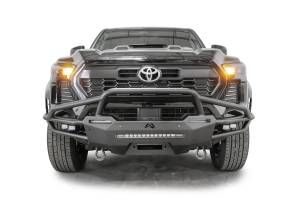 Fab Fours Bumpers & Off-Road Armor | 1350 Offroad - Fab Fours Vengeance Winch Front Bumper, with Pre-Runner Guard, Black Powder Coated - TB24-02-1 - Image 2