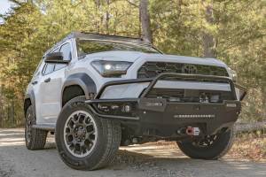 Fab Fours Bumpers & Off-Road Armor | 1350 Offroad - Fab Fours Vengeance Front Sensor Winch Bumper, with Pre-Runner Guard, Bare Steel, 115 lbs. Weight - TB68-02-B - Image 6