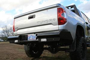 Fab Fours Bumpers & Off-Road Armor | 1350 Offroad - Fab Fours Black Steel Ranch Rear Bumper, Black Powder Coat - TT07-T1550-1 - Image 1