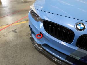 aFe Power Performance Parts & Installation | 1350 Offroad - aFe CONTROL Front Tow Hook Red BMW F-Chassis 2/3/4/M - 450-502001-R - Image 2