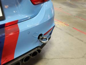 aFe Power Performance Parts & Installation | 1350 Offroad - aFe CONTROL Rear Tow Hook Gray BMW F-Chassis 2/3/4/M - 450-502002-G - Image 2