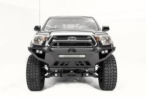 Fab Fours Bumpers & Off-Road Armor | 1350 Offroad - Fab Fours Vengeance Front Bumper, Black Powder Coat, with Pre-Runner Grill Guard - TT12-D1652-1 - Image 2