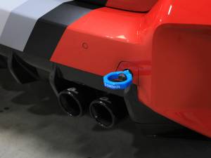 aFe Power Performance Parts & Installation | 1350 Offroad - aFe CONTROL Front/Rear Tow Hook Blue BMW M2 G87 - 450-502004-L - Image 4