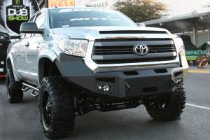 Fab Fours Bumpers & Off-Road Armor | 1350 Offroad - Fab Fours Premium Winch Front Bumper, Black Powder Coat, without Grill Guard, D-Ring Mounts - TT14-H2851-1 - Image 3