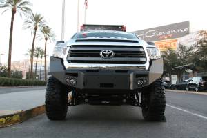 Fab Fours Bumpers & Off-Road Armor | 1350 Offroad - Fab Fours Premium Winch Front Bumper, Bare Steel, without Grill Guard, D-Ring Mounts - TT14-H2851-B - Image 2