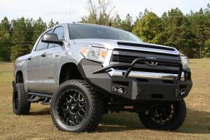 Fab Fours Bumpers & Off-Road Armor | 1350 Offroad - Fab Fours Premium Winch Front Bumper, Black Powder Coat, with Pre-Runner Grill Guard, D-Ring Mounts - TT14-H2852-1 - Image 1
