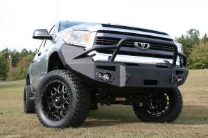 Fab Fours Bumpers & Off-Road Armor | 1350 Offroad - Fab Fours Premium Winch Front Bumper, Bare Steel, with Pre-Runner Grill Guard, D-Ring Mounts - TT14-H2852-B - Image 4
