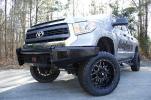 Fab Fours Bumpers & Off-Road Armor | 1350 Offroad - Fab Fours Black Steel Front Bumper, Black Powder Coat, without Grill Guard, with Tow Hooks - TT14-K2861-1 - Image 3