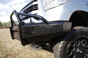 Fab Fours Bumpers & Off-Road Armor | 1350 Offroad - Fab Fours Black Steel Front Bumper, Black Powder Coat, with Pre-Runner Grill Guard & Tow Hooks - TT14-K2862-1 - Image 2