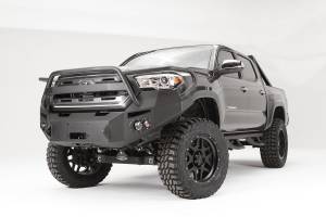 Fab Fours Bumpers & Off-Road Armor | 1350 Offroad - Fab Fours Premium Winch Front Bumper, Black Powder Coat, with Grill Guard - TT16-B3650-1 - Image 1