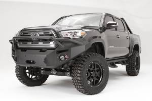 Fab Fours Bumpers & Off-Road Armor | 1350 Offroad - Fab Fours Premium Winch Front Bumper, Bare Steel, with PreRunner Grill Guard - TT16-B3652-B - Image 2