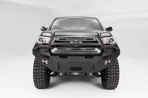 Fab Fours Bumpers & Off-Road Armor | 1350 Offroad - Fab Fours Premium Winch Front Bumper, Black Powder Coat, with PreRunner Grill Guard - TT16-B3652-1 - Image 3