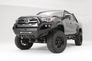 Fab Fours Bumpers & Off-Road Armor | 1350 Offroad - Fab Fours Vengeance Front Bumper, Black Powder Coat, No Guard - TT16-D3651-1 - Image 2