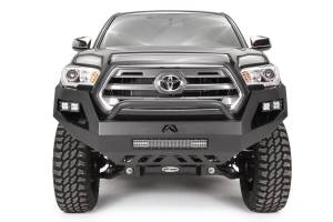 Fab Fours Bumpers & Off-Road Armor | 1350 Offroad - Fab Fours Vengeance Front Bumper, with Low Pre-Runner Guard, Lower Cutout, 11 Gauge Steel, 22-in Height - TT16-D3653-1 - Image 1