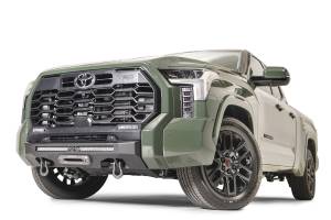 Fab Fours Bumpers & Off-Road Armor | 1350 Offroad - Fab Fours Winch Mount, Black Powder Coat, with No Guard - TT22-N5451-1 - Image 2